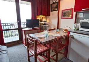 12nd floor, balcony, tv, 21m², Chamrousse