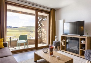 200m from shops, fitness, swimming pool, tv, ski locker, 70m², Les Saisies