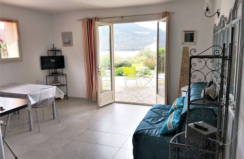Propriano Apartment | 1 bedroom apartment in villa, quiet, sea view, near beaches and town center
