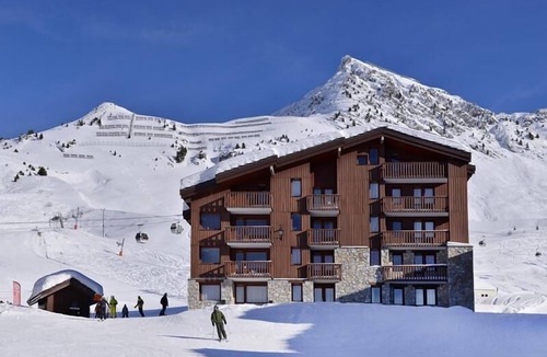 Belle Plagne Apartment | 100m from resort center, view ski slopes, tv, 18m², La Plagne