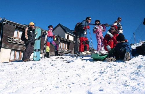 Lanslevillard Apartment | 300m from shops, sauna, hammam, balcony, parking, tv, ski locker, 28m², Val Cenis