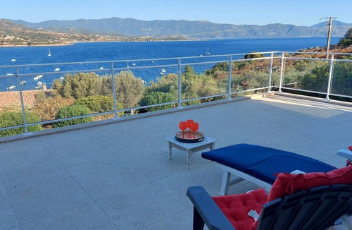 Coggia Apartment | Flat by the seaside, large view on the Sagone bay, beach 6 minutes walking