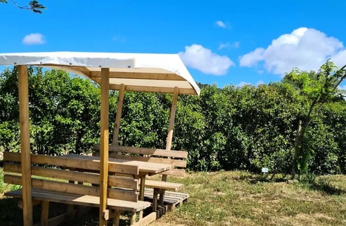 Bize-Minervois House | Flower Camping Olivigne * - Mobile home Premium 22 m2 1 bedroom + terrace 17m2 + TV + LV + Air conditioning + Plancha 2 persons