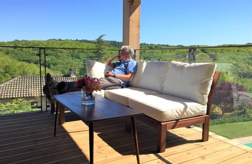 Montcabrier House | Luxury renovation of an ancient stone barn in a medieval bastide village