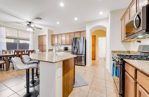 Avondale House | Mountain-view gem - 2 large living rooms, heated pool, enclosed yard, AC & W/D