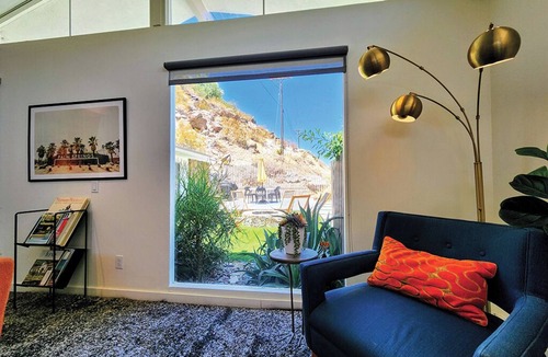 Cahuilla Hills House | Private Mid-Century modern home in Palm Springs Indian Canyon. city ID 068926