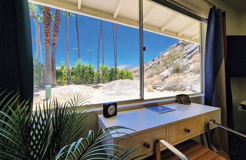 Cahuilla Hills House | Private Mid-Century modern home in Palm Springs Indian Canyon. city ID 068926