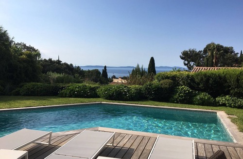 Le Rayol House | RAYOL CANADEL SUPERB VILLA SEA VIEW HEATED POOL PETANQUE COURT