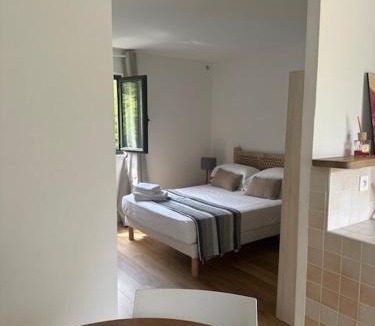 Corte Apartment | Studio climatisé avec terrasse privative