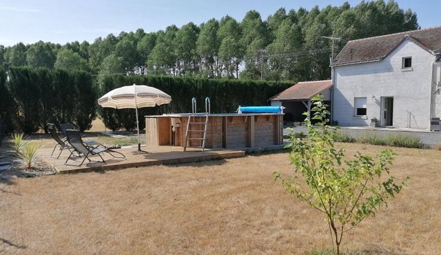 Cottage with enclosed garden and wood stove in Touraine