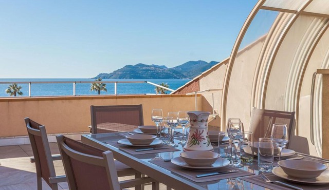 Dream Rooftop - Rooftop vue mer, proche plage, grand garage, piscine, clim