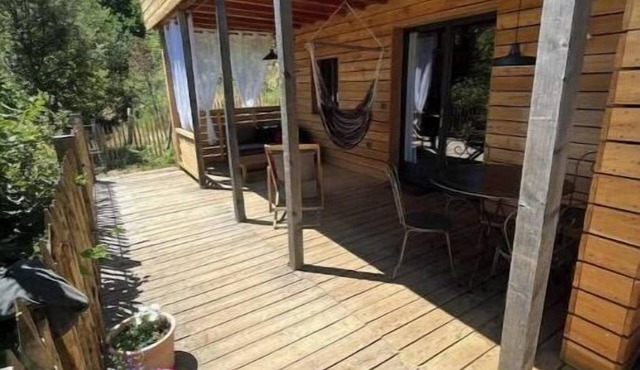 Ecogîte1en Cévennes: Nordic bath with view