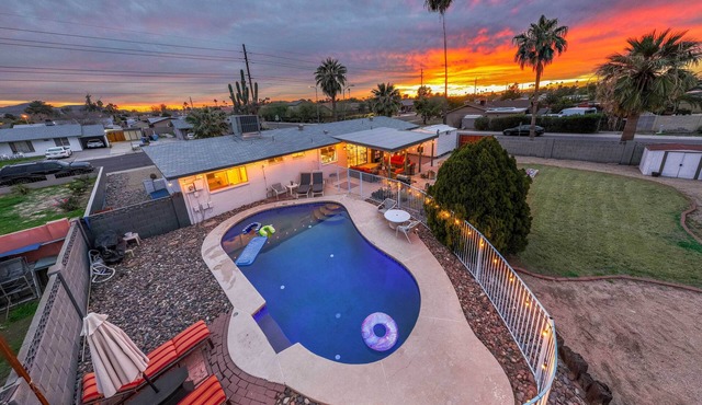 Pet-friendly Phoenix Retreat w/Pool & Fire Pit!