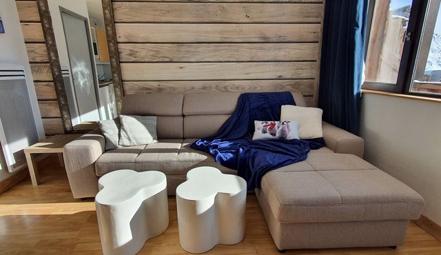Studio with mountain corner Exceptional location in the resort