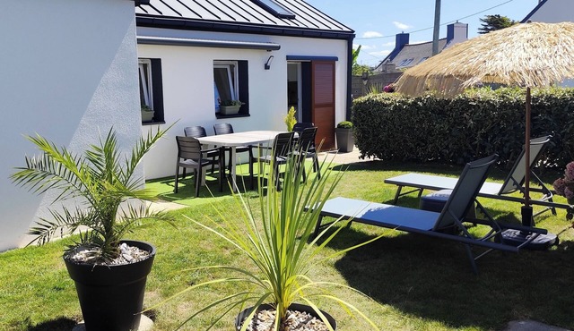 Very welcoming cottage 500 m from the sea and the GR34